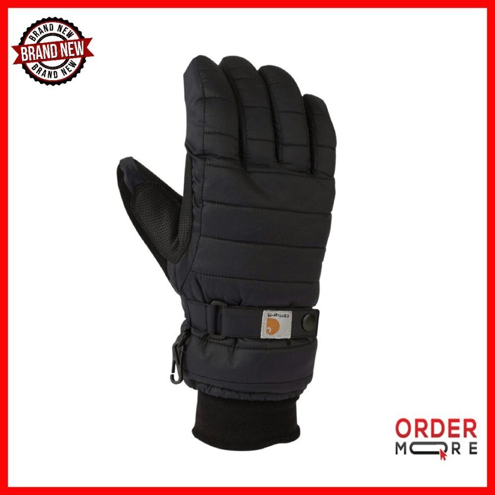 Women's Quilted Cold Weather Gloves Waterproof Insulated